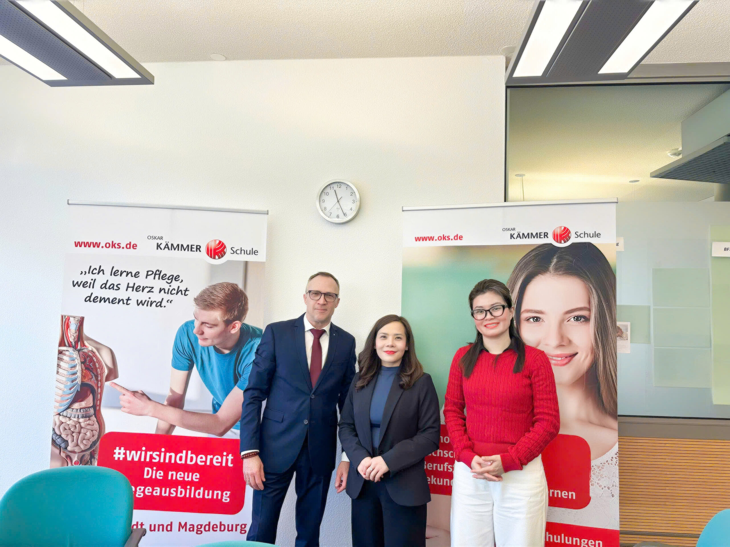 SHD GmbH ký kết hợp tác cùng trường điều dưỡng OKS