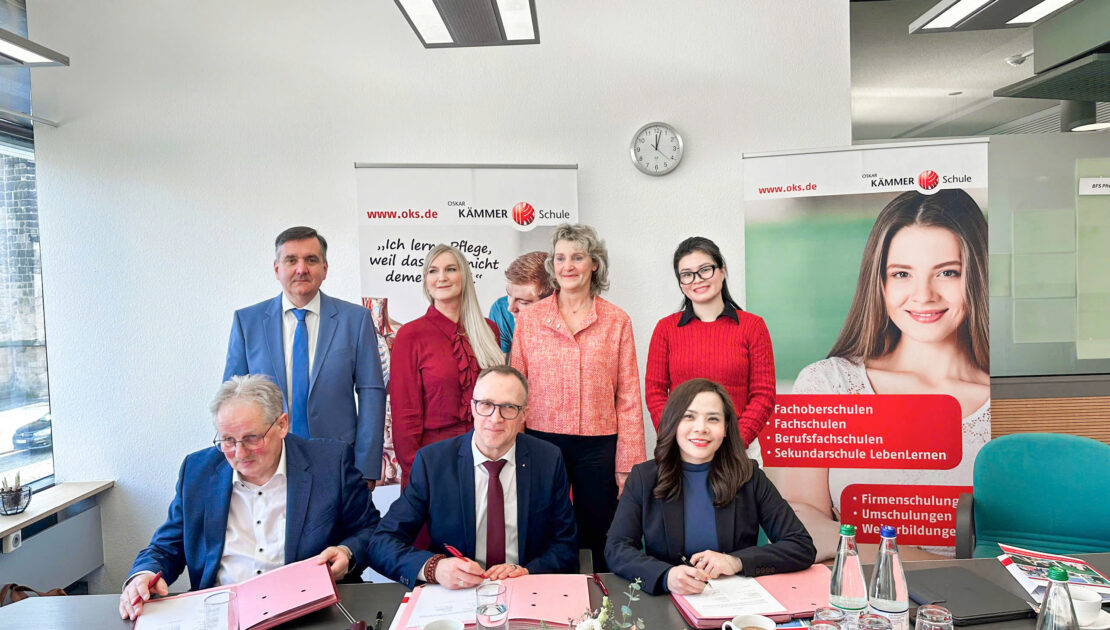 SHD GmbH ký kết hợp tác cùng trường điều dưỡng OKS